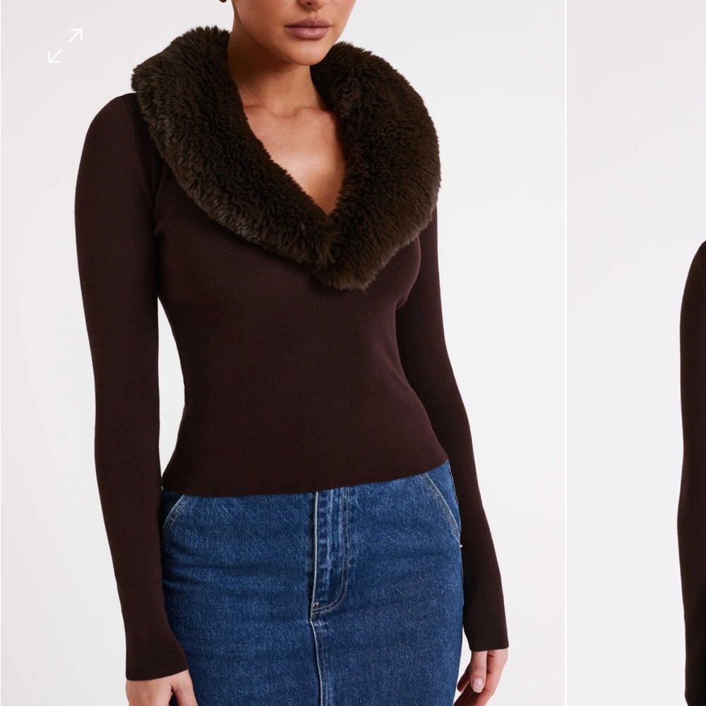 Meshki fur top